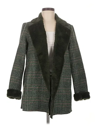 Pre-owned Melloday Coat In Green