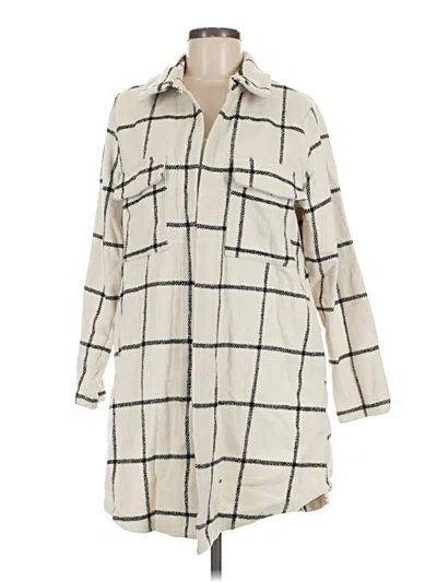Pre-owned Melloday Coat In Ivory