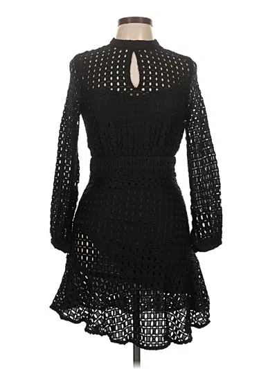 Pre-owned Melloday Cocktail Dress In Black