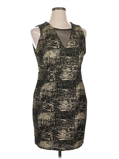 Pre-owned Melloday Cocktail Dress In Black