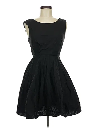 Pre-owned Melloday Cocktail Dress In Black