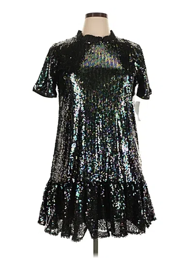 Pre-owned Melloday Cocktail Dress In Black