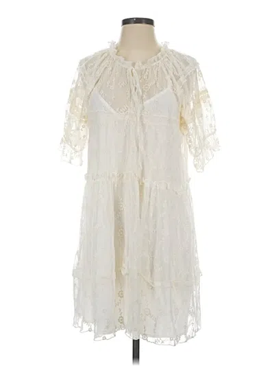 Pre-owned Melloday Cocktail Dress In Ivory