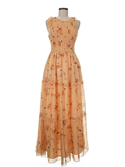 Pre-owned Melloday Cocktail Dress In Orange