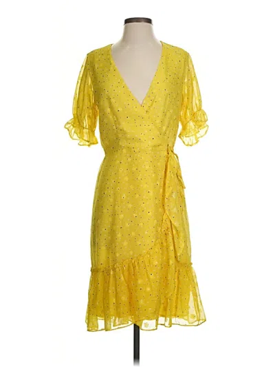Pre-owned Melloday Cocktail Dress In Yellow
