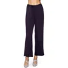 Melloday Drawstring Wide Leg Pants In Purple