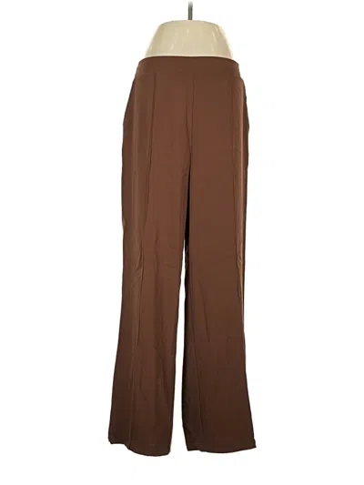 Pre-owned Melloday Dress Pants In Brown