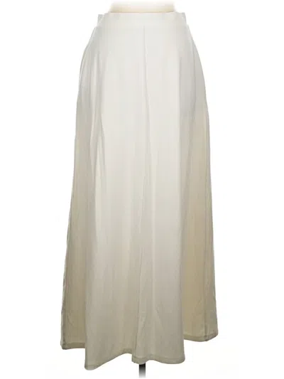 Pre-owned Melloday Formal Skirt In Ivory