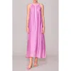 Melloday Half Placket Maxi Dress