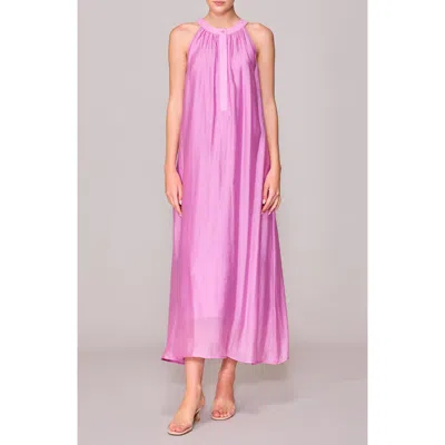 Melloday Half Placket Maxi Dress
