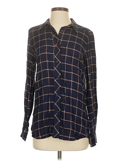 Pre-owned Melloday Long Sleeve Blouse In Blue