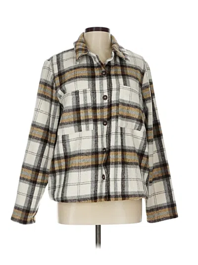 Pre-owned Melloday Long Sleeve Blouse In Brown