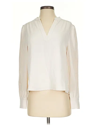 Pre-owned Melloday Long Sleeve Blouse In Ivory