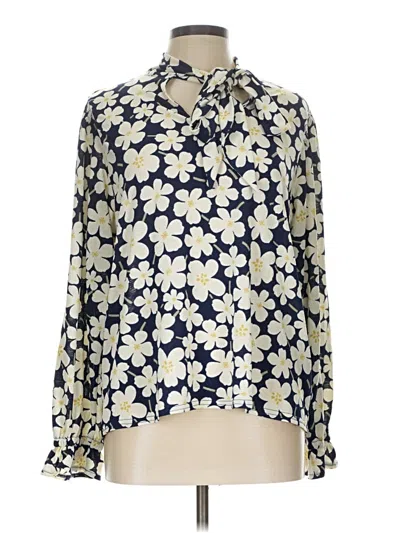 Pre-owned Melloday Long Sleeve Blouse In Ivory
