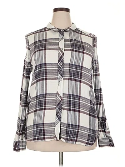 Pre-owned Melloday Long Sleeve Blouse In Purple