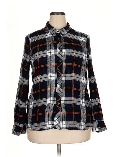 Pre-owned Melloday Long Sleeve Button Down Shirt In Black