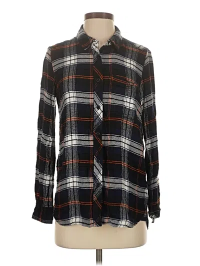 Pre-owned Melloday Long Sleeve Button Down Shirt In Black