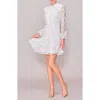 Melloday Long Sleeve Lace Minidress