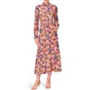 Melloday Long Sleeve Midi Shirtdress