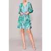 Melloday Long Sleeve Tiered Minidress