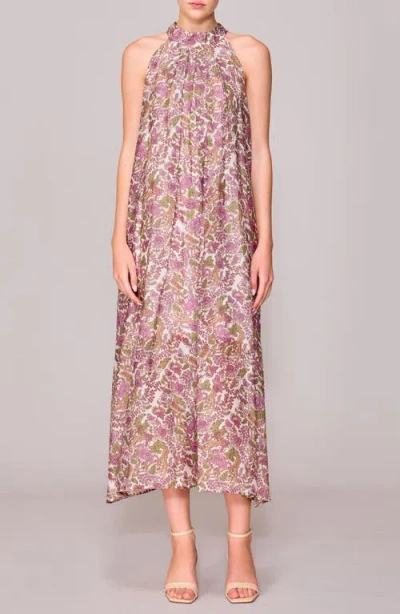 Melloday Organza Sleeveless Maxi Dress
