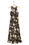 Melloday Paisley Bias Midi Dress