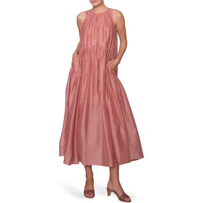 Melloday Pocket Tent Dress In Pink
