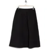 Melloday Pull-on Midi Skirt In Black