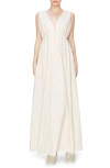 MELLODAY RUCHED MAXI DRESS