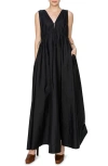 MELLODAY RUCHED MAXI DRESS