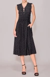 Melloday Shirred A-line Dress