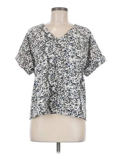 Pre-owned Melloday Short Sleeve T-shirt In Silver