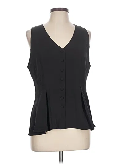 Pre-owned Melloday Sleeveless Blouse In Black