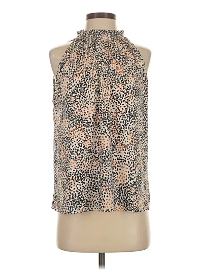 Pre-owned Melloday Sleeveless Blouse In Brown