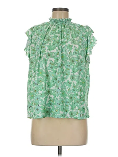 Pre-owned Melloday Sleeveless Blouse In Green