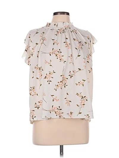 Pre-owned Melloday Sleeveless Blouse In Ivory