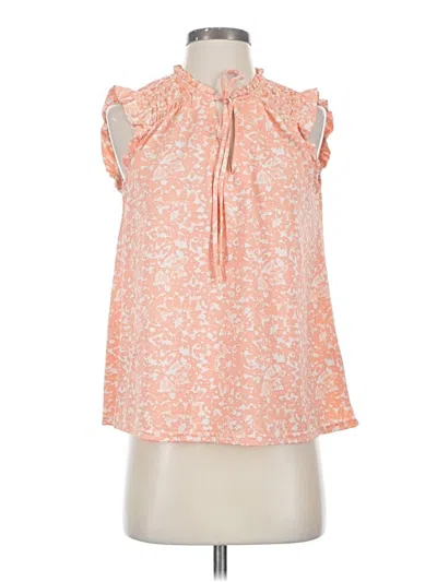 Pre-owned Melloday Sleeveless Blouse In Orange
