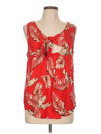 Pre-owned Melloday Sleeveless Blouse In Red