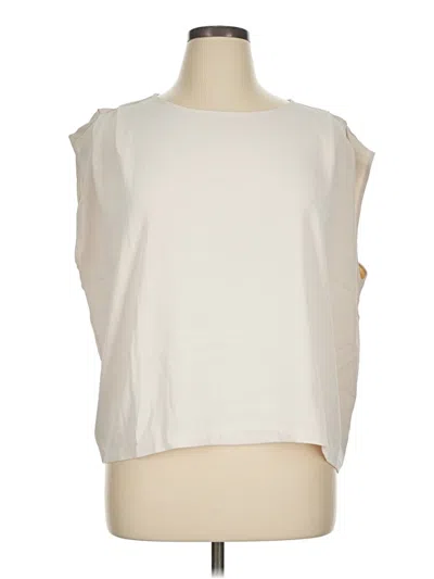 Melloday Sleeveless Blouse In White