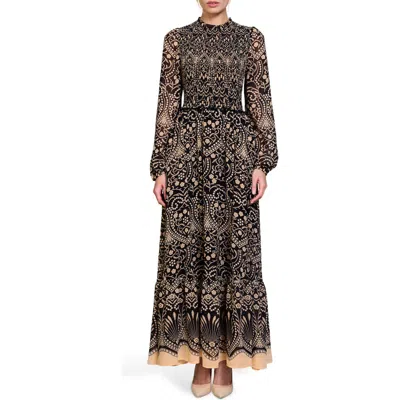 white christmas dresses Olivia Long Sleeve Maxi Dress