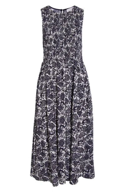 Melloday Smocked Sleeveless Maxi Dress