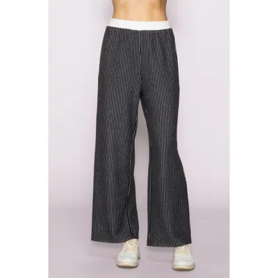 Melloday Stripe Wide Leg Knit Pants