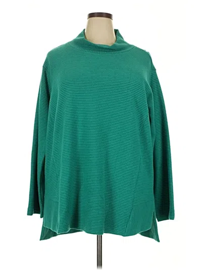 Melloday Turtleneck Sweater In Green