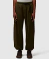 Mellow Clo Everyday Stretch Nylon Pant In Olive