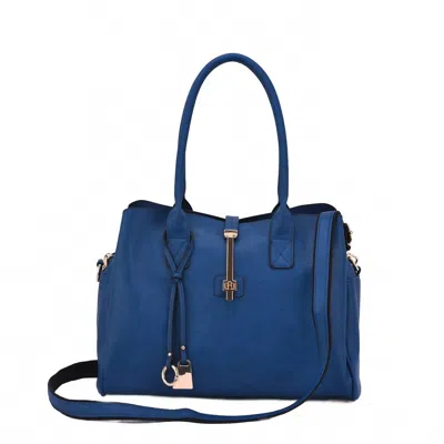 Mellow World Women's Jasmine Structured Three Compartment Satchel In Royal Blue