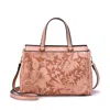 Mellow World Women's Salome 3d Embossed Floral Satchel In Mistyrose In Multi