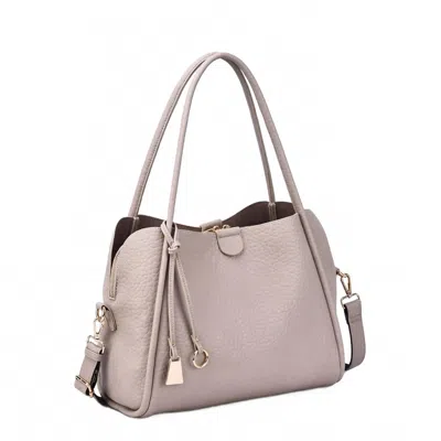 Mellow World Women's Sandi 3 Compartment Satchel In Light Taupe In Multi