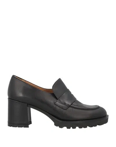 Melluso Woman Loafers Black Size 10 Leather