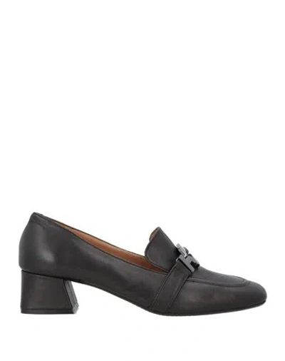Melluso Woman Loafers Black Size 11 Leather
