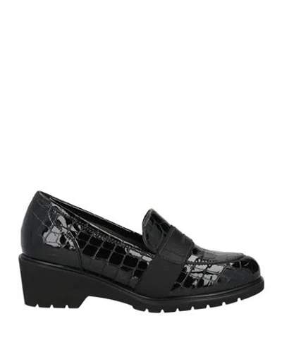 Melluso Woman Loafers Black Size 7 Leather